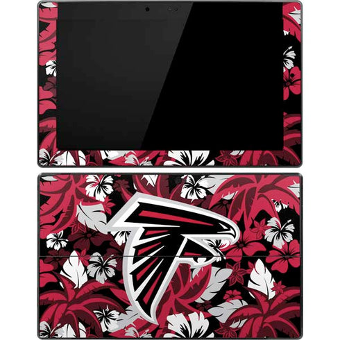NFL Atlanta Falcons Tropical Print Surface Pro Tablet Skin