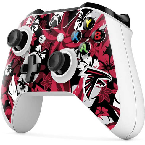 NFL Atlanta Falcons Tropical Print Xbox One S Controller Skin