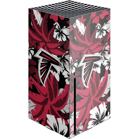 NFL Atlanta Falcons Tropical Print Xbox Series X Console Skin