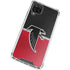 NFL Atlanta Falcons Vintage Galaxy A12 Clear Case