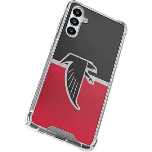 NFL Atlanta Falcons Vintage Galaxy A14 5G Clear Case
