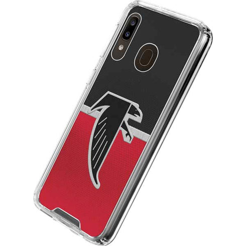 NFL Atlanta Falcons Vintage Galaxy A30 Clear Case