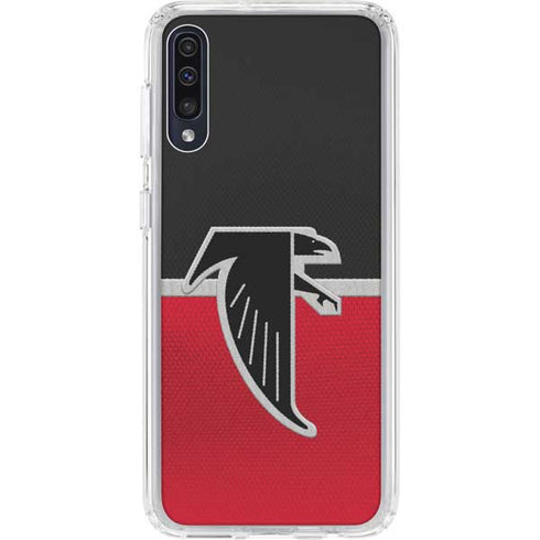 NFL Atlanta Falcons Vintage Galaxy A50 Clear Case