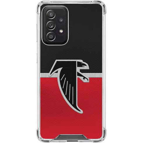 NFL Atlanta Falcons Vintage Galaxy A52 5G Clear Case