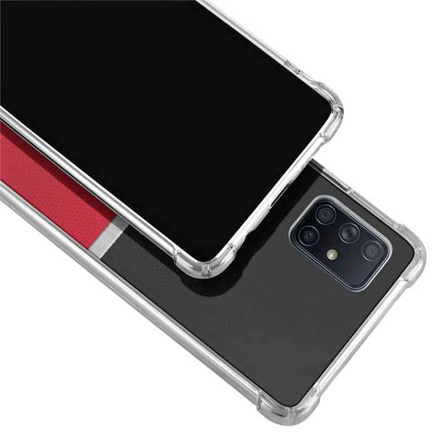 NFL Atlanta Falcons Vintage Galaxy A71 5G Clear Case