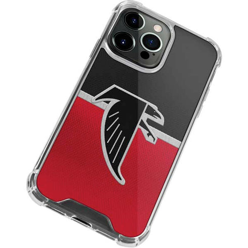 NFL Atlanta Falcons Vintage iPhone 15 Pro Max Clear Case