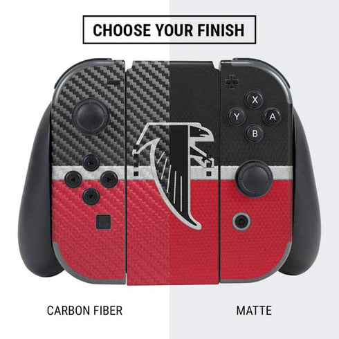 NFL Atlanta Falcons Vintage Nintendo Switch Bundle Skin