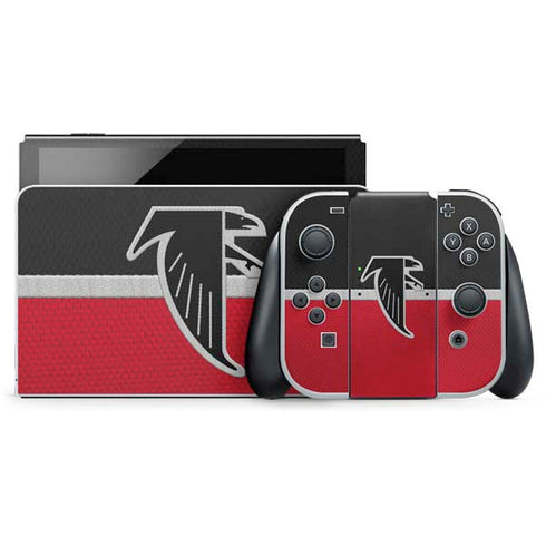 NFL Atlanta Falcons Vintage Nintendo Switch OLED (2021) Skin