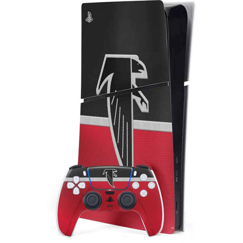 NFL Atlanta Falcons Vintage PS5 Slim Digital Edition Console Skin