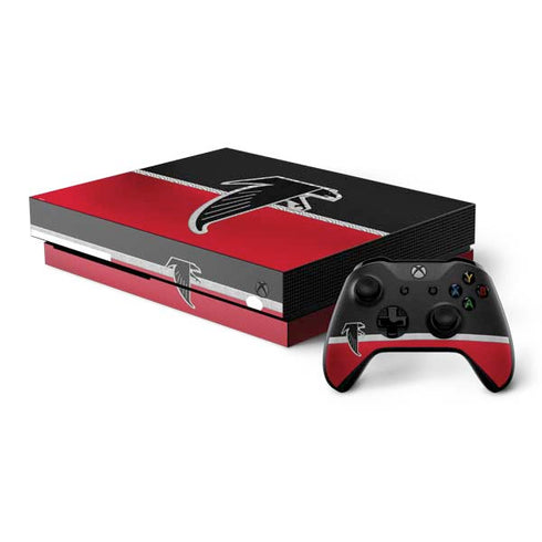 NFL Atlanta Falcons Vintage Xbox One X Bundle Skin