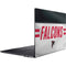 NFL Atlanta Falcons White Striped Ativ Book 9 (15.6in 2014) Skin