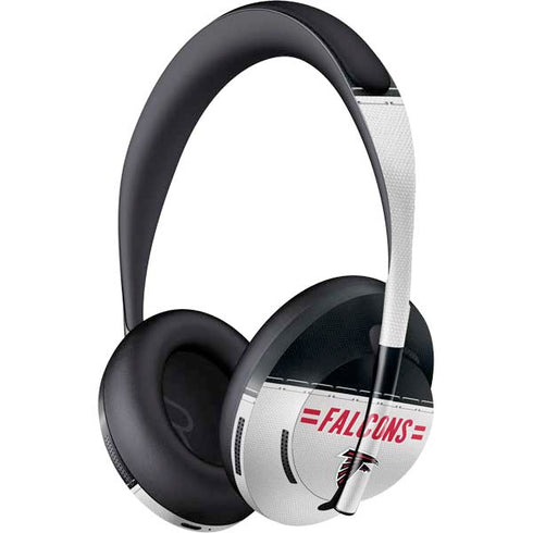 NFL Atlanta Falcons White Striped Bose Noise Cancelling Headphones 700 Skin