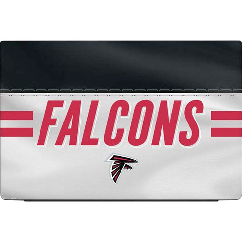 NFL Atlanta Falcons White Striped Dell Vostro Skin