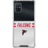 NFL Atlanta Falcons White Striped Galaxy A51 5G Clear Case