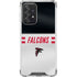 NFL Atlanta Falcons White Striped Galaxy A52 5G Clear Case