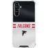 NFL Atlanta Falcons White Striped Galaxy A54 5G Clear Case