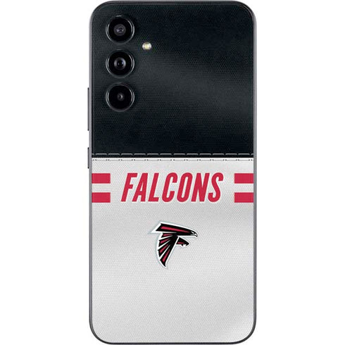 NFL Atlanta Falcons White Striped Galaxy A54 5G Skin