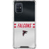 NFL Atlanta Falcons White Striped Galaxy A71 5G Clear Case