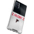 NFL Atlanta Falcons White Striped Galaxy A71 5G Clear Case