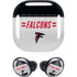 NFL Atlanta Falcons White Striped Galaxy Buds Pro Skin