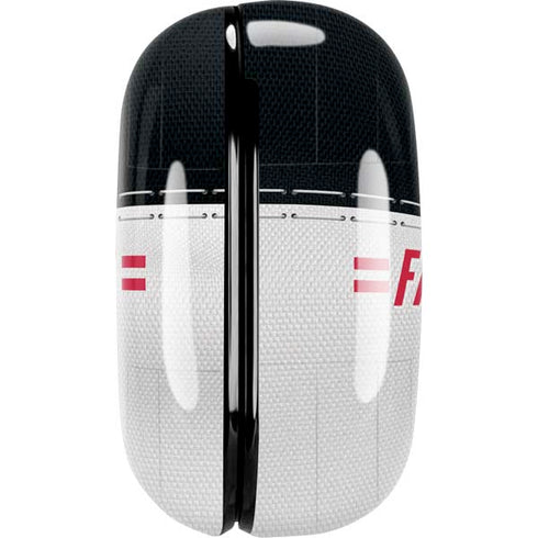 NFL Atlanta Falcons White Striped Galaxy Buds Pro Skin
