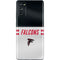NFL Atlanta Falcons White Striped Galaxy S20 Fan Edition Skin