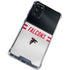 NFL Atlanta Falcons White Striped Galaxy S20 FE Clear Case