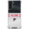 NFL Atlanta Falcons White Striped Galaxy S21 5G Clear Case