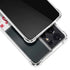 NFL Atlanta Falcons White Striped Galaxy S21 Ultra 5G Clear Case