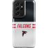 NFL Atlanta Falcons White Striped Galaxy S21 Ultra 5G Pro Case