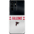 NFL Atlanta Falcons White Striped Galaxy S21 Ultra 5G Skin