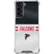NFL Atlanta Falcons White Striped Galaxy S22 Clear Case