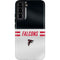 NFL Atlanta Falcons White Striped Galaxy S22 Plus Pro Case