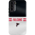 NFL Atlanta Falcons White Striped Galaxy S22 Plus Pro Case