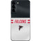 NFL Atlanta Falcons White Striped Galaxy S22 Plus Skin