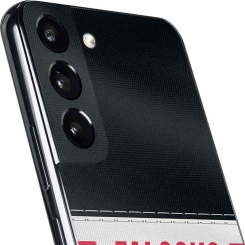 NFL Atlanta Falcons White Striped Galaxy S22 Plus Skin