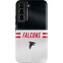 NFL Atlanta Falcons White Striped Galaxy S22 Pro Case