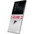 NFL Atlanta Falcons White Striped Galaxy S22 Ultra Skin