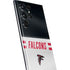 NFL Atlanta Falcons White Striped Galaxy S22 Ultra Skin