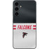 NFL Atlanta Falcons White Striped Galaxy S23 FE Skin