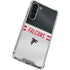 NFL Atlanta Falcons White Striped Galaxy S23 Plus Clear Case