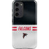 NFL Atlanta Falcons White Striped Galaxy S23 Plus Pro Case