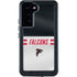 NFL Atlanta Falcons White Striped Galaxy S23 Plus Waterproof Case