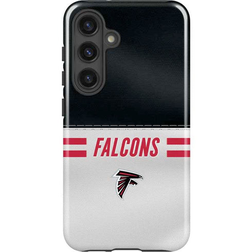 NFL Atlanta Falcons White Striped Galaxy S24 Impact Case