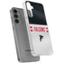 NFL Atlanta Falcons White Striped Galaxy S24 Plus Clear Case