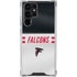 NFL Atlanta Falcons White Striped Galaxy S24 Ultra Clear Case