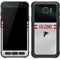 NFL Atlanta Falcons White Striped Galaxy S7 Active Skin