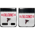 NFL Atlanta Falcons White Striped Galaxy Z Flip Skin