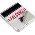 NFL Atlanta Falcons White Striped Galaxy Z Flip3 5G Skin