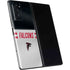 NFL Atlanta Falcons White Striped Galaxy Z Fold2 5G Skin